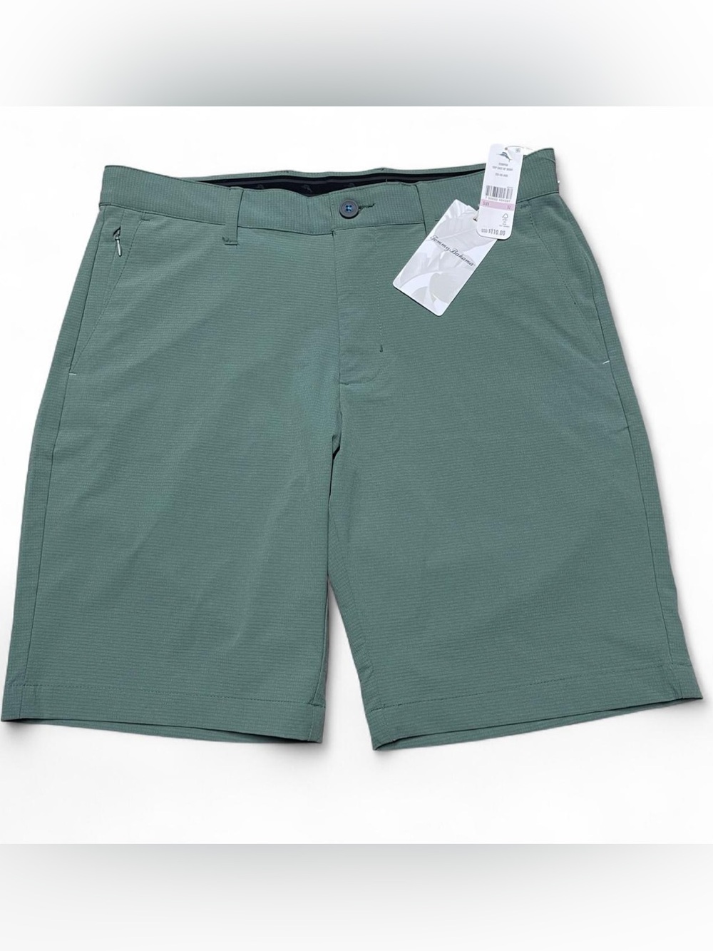 New Tommy Bahama Chip Shot Shorts Island Zone Green Mens Size 32 Reg UPF 30 NWT
